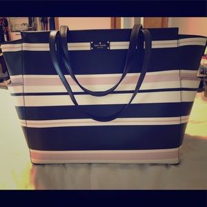 Kate Spade Kaylie Stripe Diaper Bag